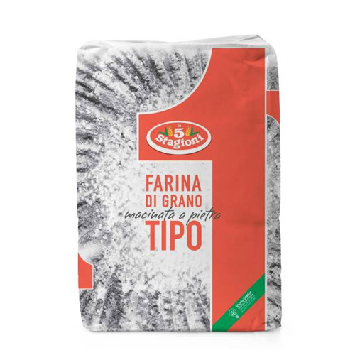 Farine macinata a pietra 25kg 5 Stagioni